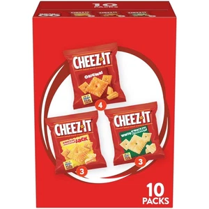 Cheez-It Variety Pack Cracker per snack al forno, snack per pranzo, numero 10. - Foto 1 di 5