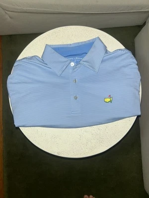 Polo grande Masters Augusta National para hombre - azul Foto 1 de 2