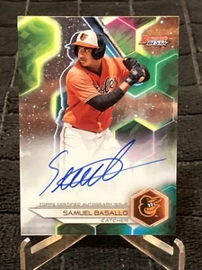 Samuel Basallo 2023 Bowman’s Best #B23-SB BEST OF 2023 AUTOGRAPH - Baltimore O’s - Picture 1 of 3