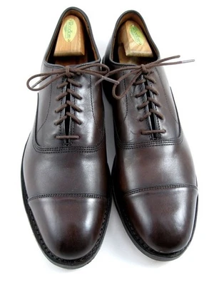 NEW Allen Edmonds "PARK AVENUE" Leather Cap-Toe Oxfords 11 A Espresso Brown(615N - Image 1 of 4