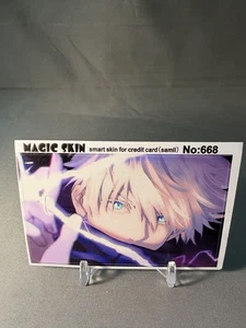 Jujutsu Kaisen Satoru Gojo Credit Debit Card Sticker Skin Small Chip Bank Anime - Picture 1 of 1