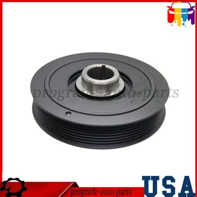 13810-RRB-A01 NEW Fits Honda Acura 06-11 Civic 02-06 RSX Crankshaft Pulley - Imagem 1 de 4
