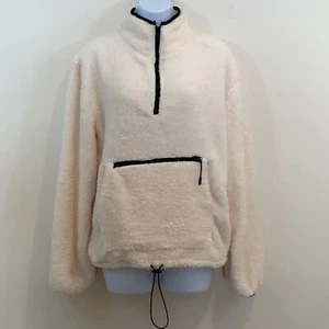 No Boundaries Sweatshirt Women's Size M 1/4 Zip Plush Pullover NEW - Bild 1 von 10
