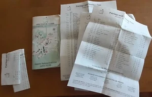 1998 Masters Tournament Spectators Guide and daily pairing sheets - Picture 1 of 3