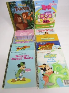 Vintage Little Golden Books Lot Of 10 Mickey Mouse And Friends  - Imagen 1 de 6