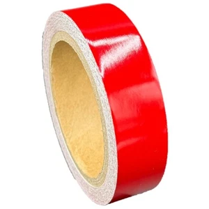 Cinta reflectante roja de 1 pulgada tipo 1 flexible grado de ingeniero Nikkalite ELG - Imagen 1 de 10