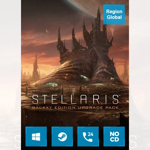 Stellaris Galaxy Edition Upgrade Pack DLC for PC Game Steam Key Region Free - Image 1 of 1