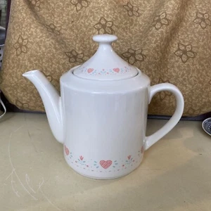 Vintage Corning/Robinson Design Group ""Forever Yours"" feines Porzellan Tee/Kaffeekanne - Bild 1 von 9