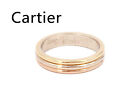 Cartier 1988 K18YG K18WG K18PG #51 US Size No. 5-5.5 Ring Pre Owned [U0205]