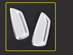 Silver Titanium Seat Headrest Button Ring Cover Trim For Benz GLC X254 2023-2024 - Imagen 1 de 7