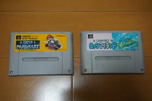 Lote de 2 carros de Super Mario Kart & Yossy Island (Yoshi's Island) - Imagen 1 de 2