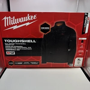 Milwaukee M100B-21XL M12 12V Durable Heated TOUGHSHELL Jacket (X-LARGE) Black - Picture 1 of 3