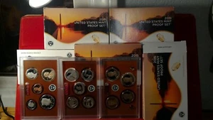 Lot of 4 SETS 2015 US MINT Proof Sets With Boxes and COA - Picture 1 of 1