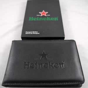Heineken Beer Passport Holder Black Beer Merchandise 6.25x4.25" See Details B111 - Bild 1 von 6