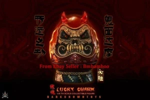 2 Stck. Dark Crown Toys 1/6 Burning Souls Glücksbringer Rot&Schwarz Modell Sammeln Selten - Bild 1 von 10