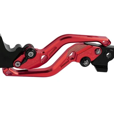 Short Clutch Brake Levers Fit HYOSUNG GT250R	2006-2010 GT650R	2006-2009 Red US - Image 1 of 4