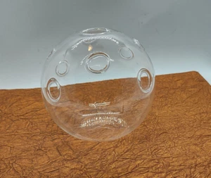 Glass Globe / orb / planter / Bud Vase With 9 holes Hand made. - Picture 1 of 4