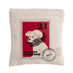 Starbucks 2020 Happy Dog Holiday Greetings ToGo Cup Bag Limited Free Shipping - Picture 1 of 4