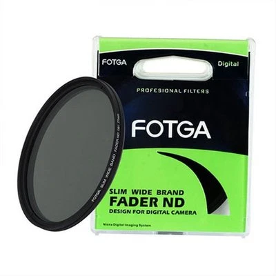 New！ 62mm FOTGA Fader Adjustable Neutral Density ND Filter ND2 - ND40 For Camera - Image 1 of 4