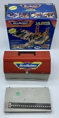 Die Stadt Der Mikro Maschinen Gig Galoob Spielzeuge Jahr 1988 Werkzeugkasten - Bild 1 von 4