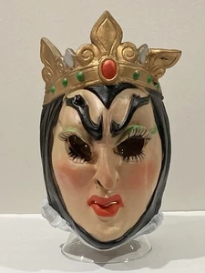 Vtg Snow White Evil Queen Latex Mask CESAR 81 Halloween - Rare! - Picture 1 of 5