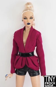 Chaqueta y cinturón Integrity Electric Enthusiasm Dominique frambuesa - Imagen 1 de 3