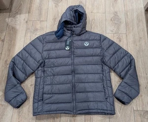 $395 Mens North Sails Hooded Puffer Jacket Gray US XL - Picture 1 of 5