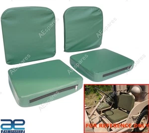 Vinyl Seat Covers and Foam Set For Willys Jeeps CJ-2A CJ-3A CJ-3B M38 M38A1 ECs - Picture 1 of 11