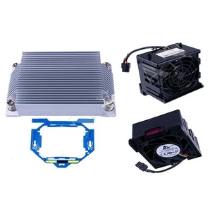 Dissipateur thermique 773194-001 779091-001 et 2 ventilateurs 773483-001 pour kit processeur HP DL180 G9 Xeon - Photo 1/4