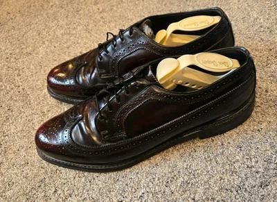 Florsheim Imperial Punta de Ala Oxford Para Hombre 12D Borgoña Cuero Cordobés De Colección Foto 1 de 4