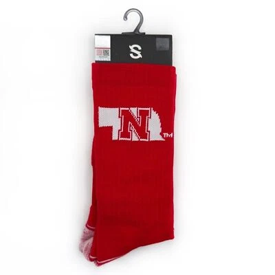 Calcetines Nebraska Cornhuskers Huskers Crew Hombre Mujer NCAA Fútbol Baloncesto Foto 1 de 4