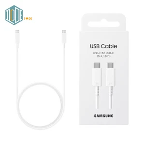 Original Samsung Official Type-C to Type-C Cable (5A/1.8m) EP-DX510 for Z-Series - Picture 1 of 9