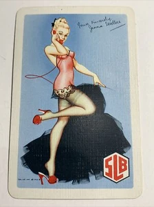 South London Brewery Beer Pin Up Single Playing Swap Card Advertising - Picture 1 of 4