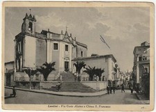 LENTINI - SIRACUSA - VIA CONTE ALAIMO E CHIESA S. FRANCESCO - VIAGG. -65809-