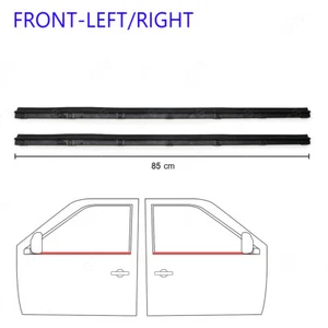 Fits Toyota Corolla KE25 TE27 Coupe 70 - '74 Pair Outer Weatherstrip Door Belt - Picture 1 of 8