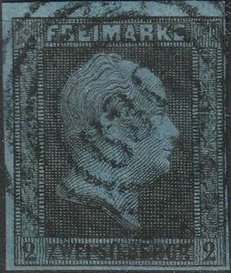 2 Sgr. MiNr. 3 mit Nummernstempel 630 HIRSCHBERG (OPD Liegnitz ) - Bild 1 von 1