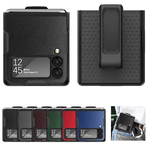 For Samsung Galaxy Z Flip4 Z Flip3 Shockproof Armor Belt Clip Holster Case Cover - Photo 1 sur 17