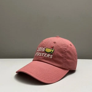 2016 Masters Golf by American Needle Adj Strapback Hat/Cap Old Rose One Size - Picture 1 of 9
