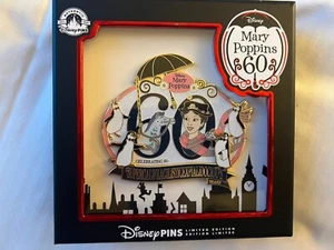 Disney D23 Expo LE Pin Mary Poppins 60th Anniversary Sammlerstück - Bild 1 von 2