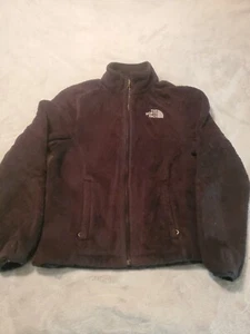 The North Face Womens Black Fleece Full Zip Up Jacket Zip Size Extra Small - Picture 1 of 7