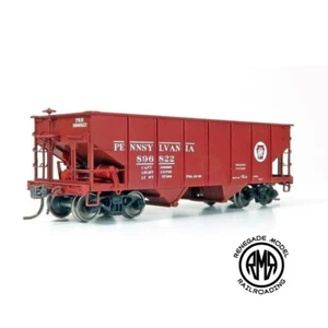 Rapido 148011 HO Pennsylvania GLa 2-Bay Hopper Circle Keystone #4 6 Stück - Bild 1 von 1