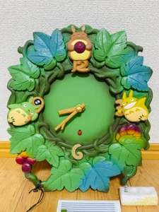 【Old Stock】 My Neighbor Totoro Rhythm Ghibli Karakuri Trick Reloj de Pared 4MP730-M - Imagen 1 de 10
