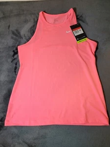 Nike Pro Dri-Fit Pink Training Athletic Tank Top Shirt Youth Size Large New Slim - Picture 1 of 8