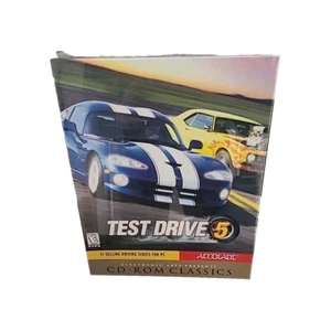 New Factory Sealed Test Drive 5 PC CD-ROM big box Accolade 1998 Rare - Picture 1 of 2