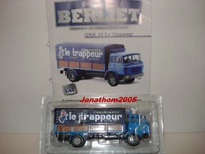 COLLECTION BERLIET - GRK 10 PLATEAU BACHE CHAUSSURES LE TRAPPEUR 1962 au 1/43 ° - Imagen 1 de 2