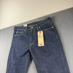 Pantalones de mezclilla Levis 513 para hombre 32x32* azules ajustados rectos lavado oscuro elástico cremallera mosca NUEVO - Imagen 1 de 12