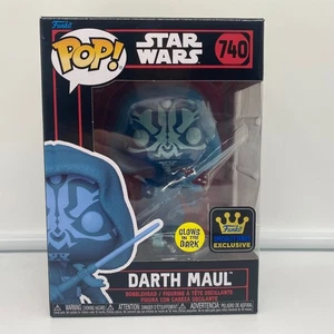 Funko Pop Star Wars Darth Maul Glow 740 Darkside Exclusive Vinyl Sammelfigur - Bild 1 von 5