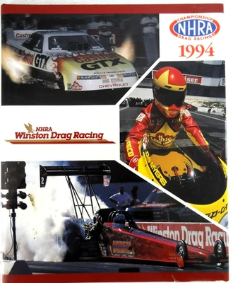 Libro de tapa dura NHRA Winston Drag Racing 1994 Foto 1 de 4