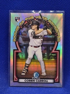2023 BOWMAN - #ROYF-1 CORBIN CARROLL CHROME FOIL - Image 1 of 2