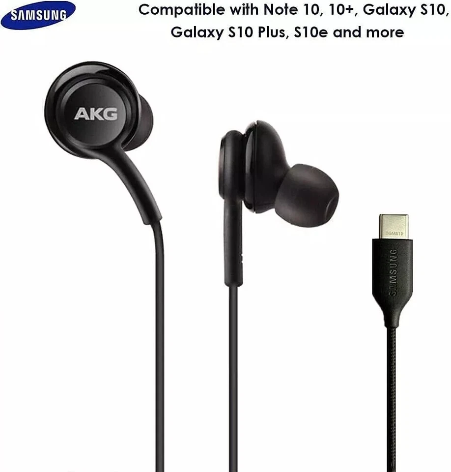 ECOUTEURS AKG EO-IG955 ★ SAMSUNG GALAXY S8 ★ EAR PLUGS BLACK 3.5MM